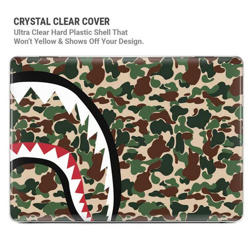 Shark Teeth Street Camo MacBook Pro 14in (2021-24) Case plus Skin